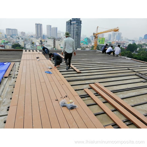 WPC Waterproof Decking Floor outside wpc decking